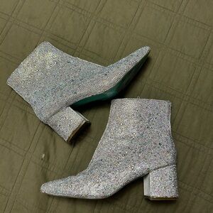 Betsey Johnson Rhinestone Boots